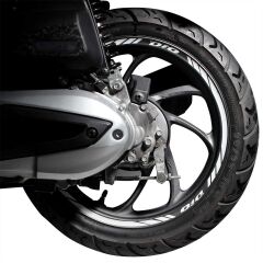 GP Kompozit Honda Dio 2021-2025 Uyumlu Jant Şeridi Reflektif Gri