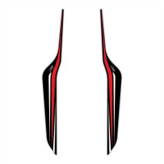 GP Kompozit Honda PCX 125 2021-2025 Uyumlu Kuyruk Pad Kırmızı
