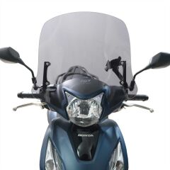 GP Kompozit Honda Dio 2021-2025 Uyumlu Kısa Ön Cam Füme
