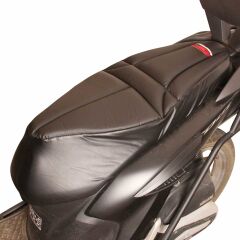 GP Kompozit Honda Dio 2021-2025 Uyumlu Motosiklet Konfor Sele Kılıfı Siyah