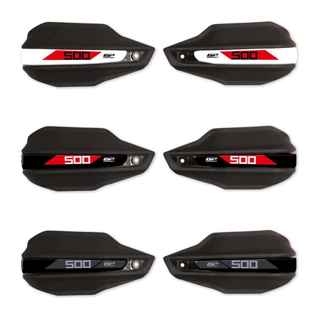 GP Kompozit Honda NX 500 2025 Uyumlu Elcik Koruma Siyah