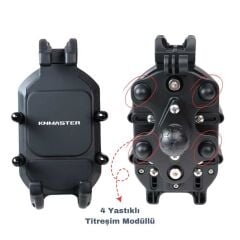 Knmaster TT-860 Titreşim Engelleyicili Tüm Motosikletlere Uyumlu Telefon Tutucu (Gidon Bağlantılı)
