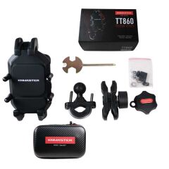 Knmaster TT-860 Titreşim Engelleyicili Tüm Motosikletlere Uyumlu Telefon Tutucu (Gidon Bağlantılı)