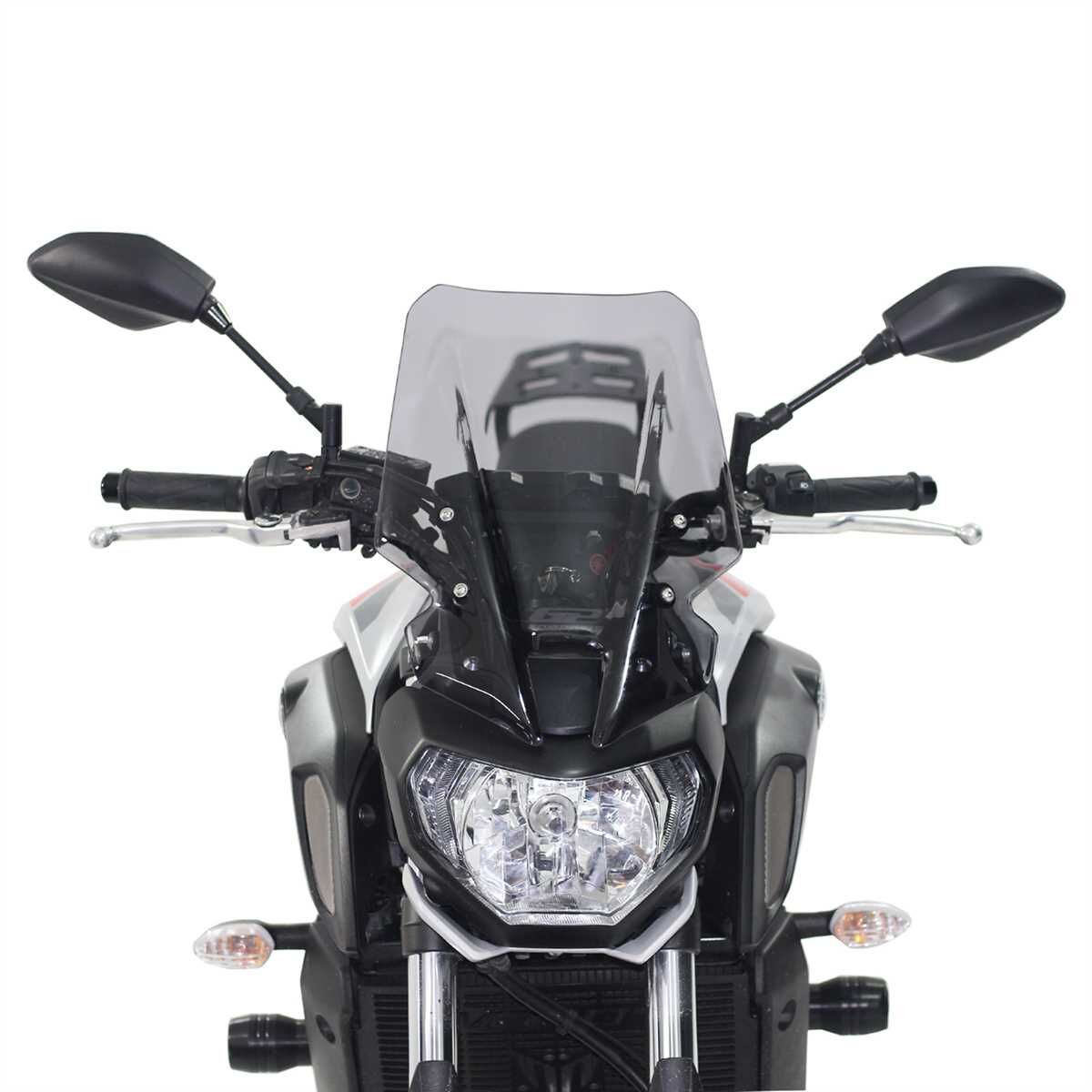 GP Kompozit Yamaha MT-07 2018-2020 Uyumlu Ön Cam Şeffaf