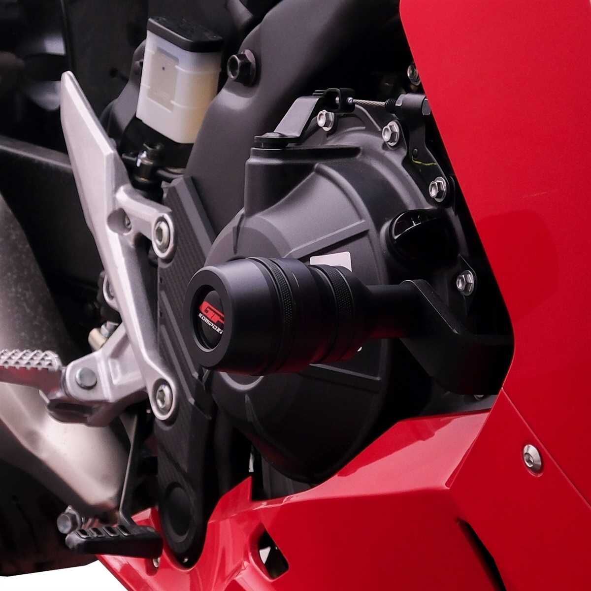 GP Kompozit Honda CBR500R 2025 Uyumlu Motor Koruma Takozu Siyah