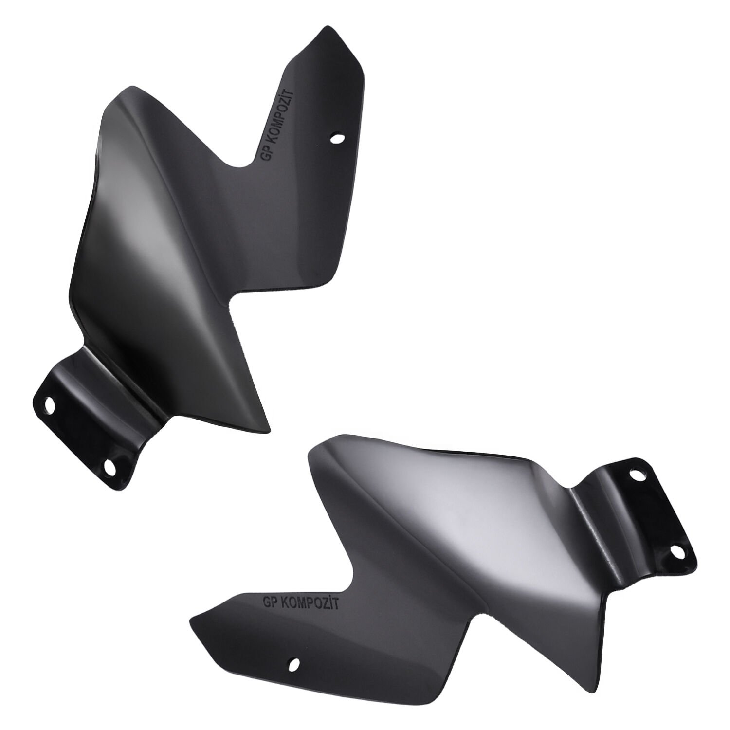 GP Kompozit Benelli TRK 502 / 502X 2018-2023 Uyumlu Sağ Sol Rüzgarlık Siyah