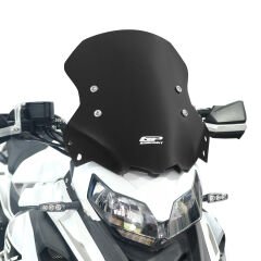 GP Kompozit Benelli TRK 502 / 502X 2018-2023 Uyumlu Ön Cam Siyah