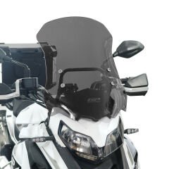 GP Kompozit Benelli TRK 502 / 502X 2018-2023 Uyumlu Ön Tur Camı Füme