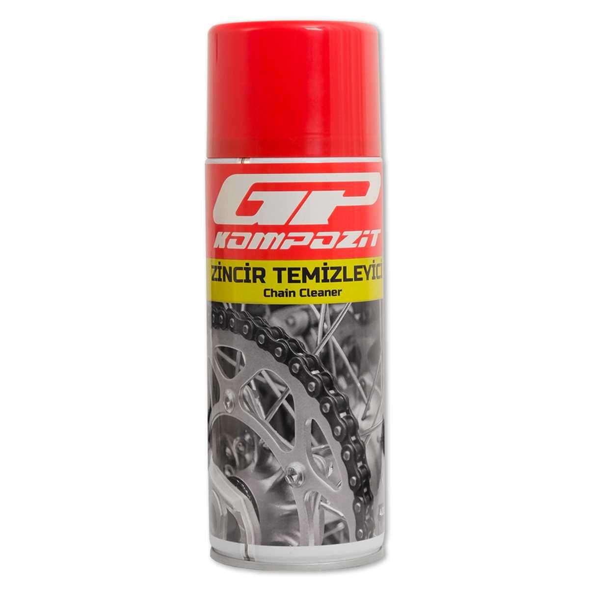 GP Kompozit BKM01 Motosiklet Bakım Seti (Zincir Temizleyici + Zincir Yağı + Balata Spreyi + Zincir Temizleme Fırçası)