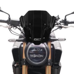 GP Kompozit Honda CB650R E-CLUTCH 2025 Uyumlu Kısa Ön Cam Siyah