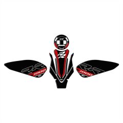 GP Kompozit BMW S 1000 RR 2019-2024 Uyumlu Tank Pad Seti Siyah