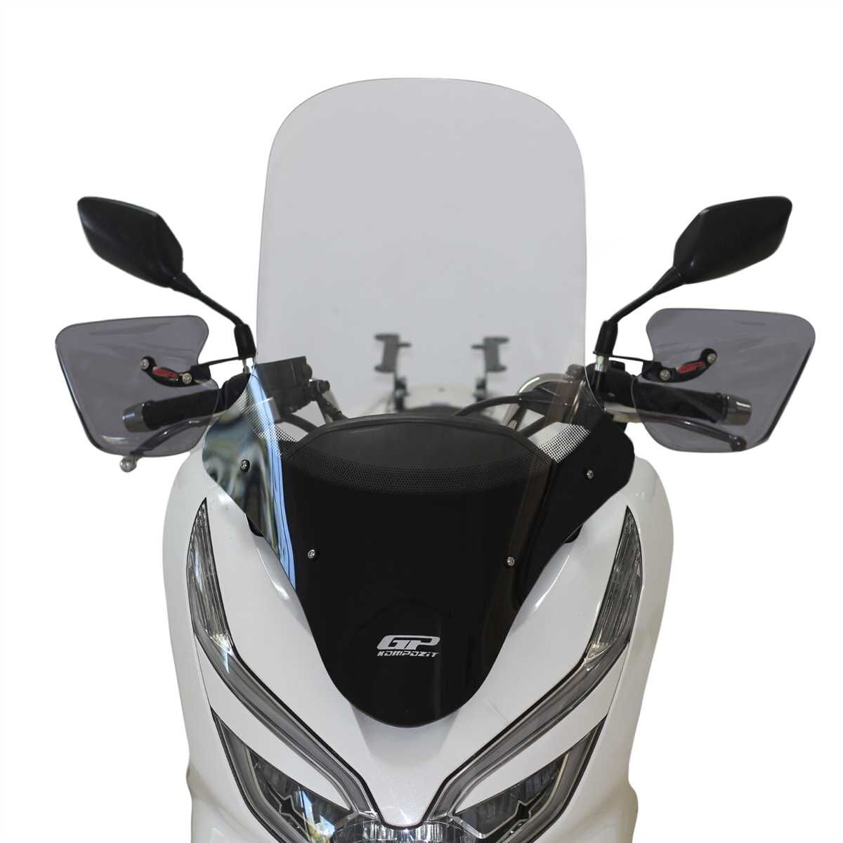 GP Kompozit Honda PCX 125 2018-2020 Uyumlu Ön Cam Şeffaf