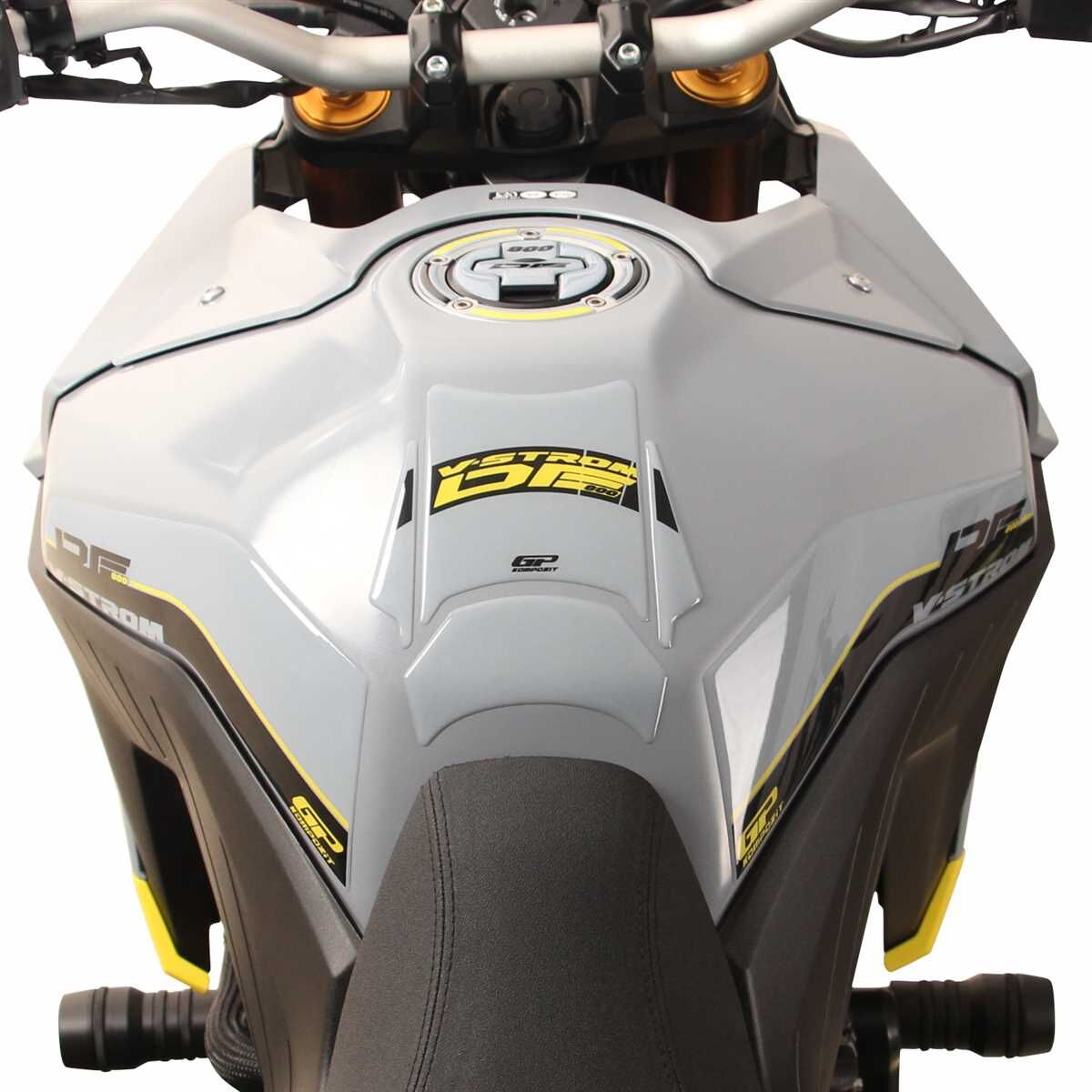 GP Kompozit Suzuki V-Strom 800 DE 2023-2024 Uyumlu Tank Pad Seti Sarı