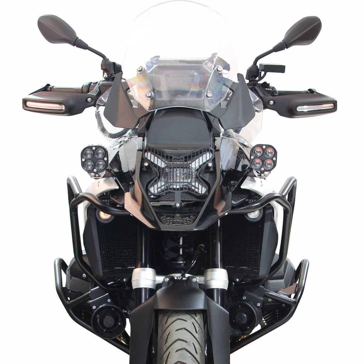 GP Kompozit BMW R 1300 GS 2023-2024 Uyumlu Motor Üst Koruma Demiri Siyah