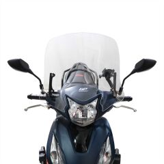 GP Kompozit Honda Dio 2021-2025 Uyumlu Kısa Ön Cam Şeffaf