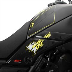 GP Kompozit Yamaha Tenere 700 2019-2023 Uyumlu Tank Pad Seti Kırmızı