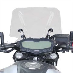 GP Kompozit Yamaha MT-07 2018-2020 Uyumlu Ön Cam Siyah