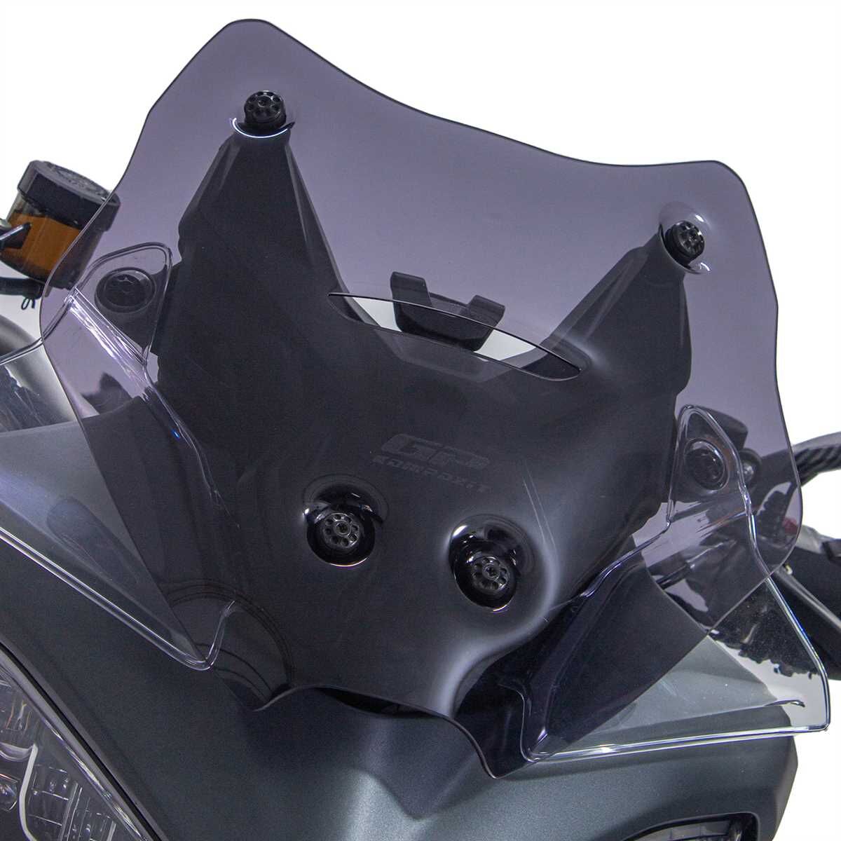 GP Kompozit Ducati Multistrada V4 2021-2023 Uyumlu Kısa Ön Cam Füme