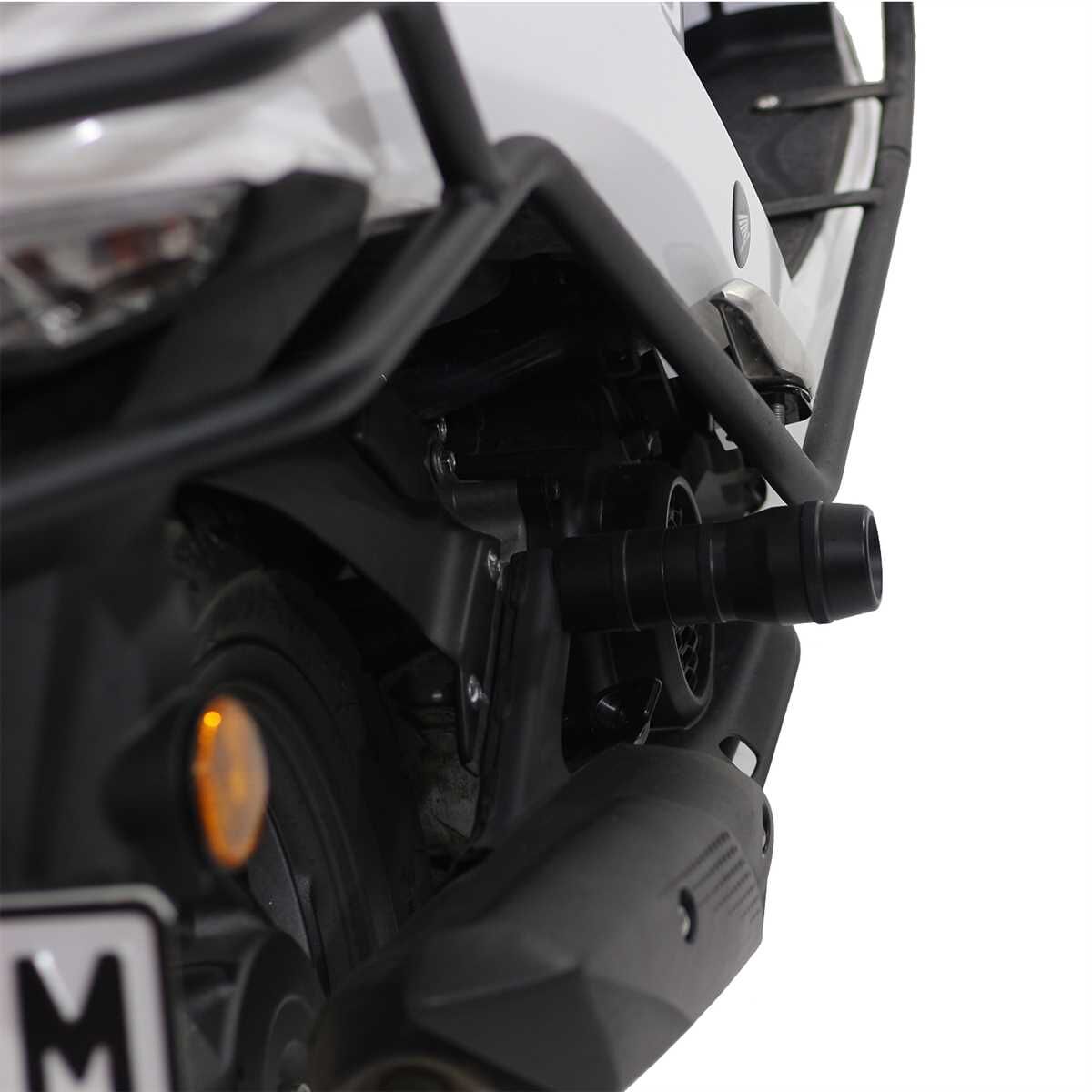 GP Kompozit Honda Dio 2021-2025 Uyumlu Egzoz Koruma Takozu Siyah