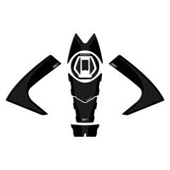 GP Kompozit Bajaj Pulsar RS 200 2015-2024 Uyumlu Tank Pad Seti Karbon