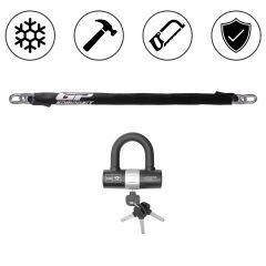 GP Kompozit Universal 1.5 mt 13 mm Kesilmez Motosiklet Zinciri ve Kilidi