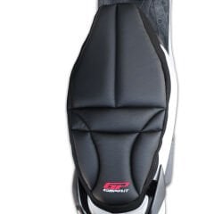 GP Kompozit Honda Dio 2021-2025 Uyumlu Fileli Motosiklet Konfor Sele Kılıfı Siyah