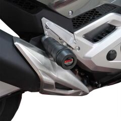 GP Kompozit Honda Forza 750 2021-2024 Uyumlu Egzoz Koruma Takozu Siyah