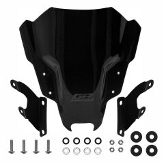 GP Kompozit Yamaha MT-07 2021-2023 Uyumlu Ön Cam Siyah