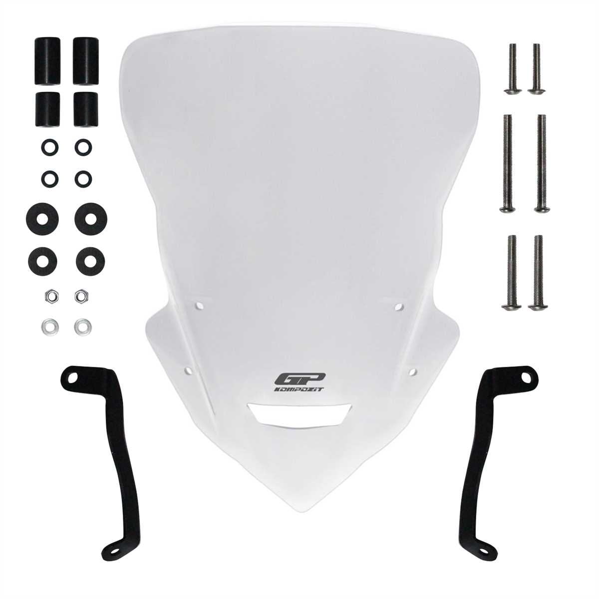 GP Kompozit Yamaha MT-25 2020-2024 Uyumlu Tur Camı Şeffaf