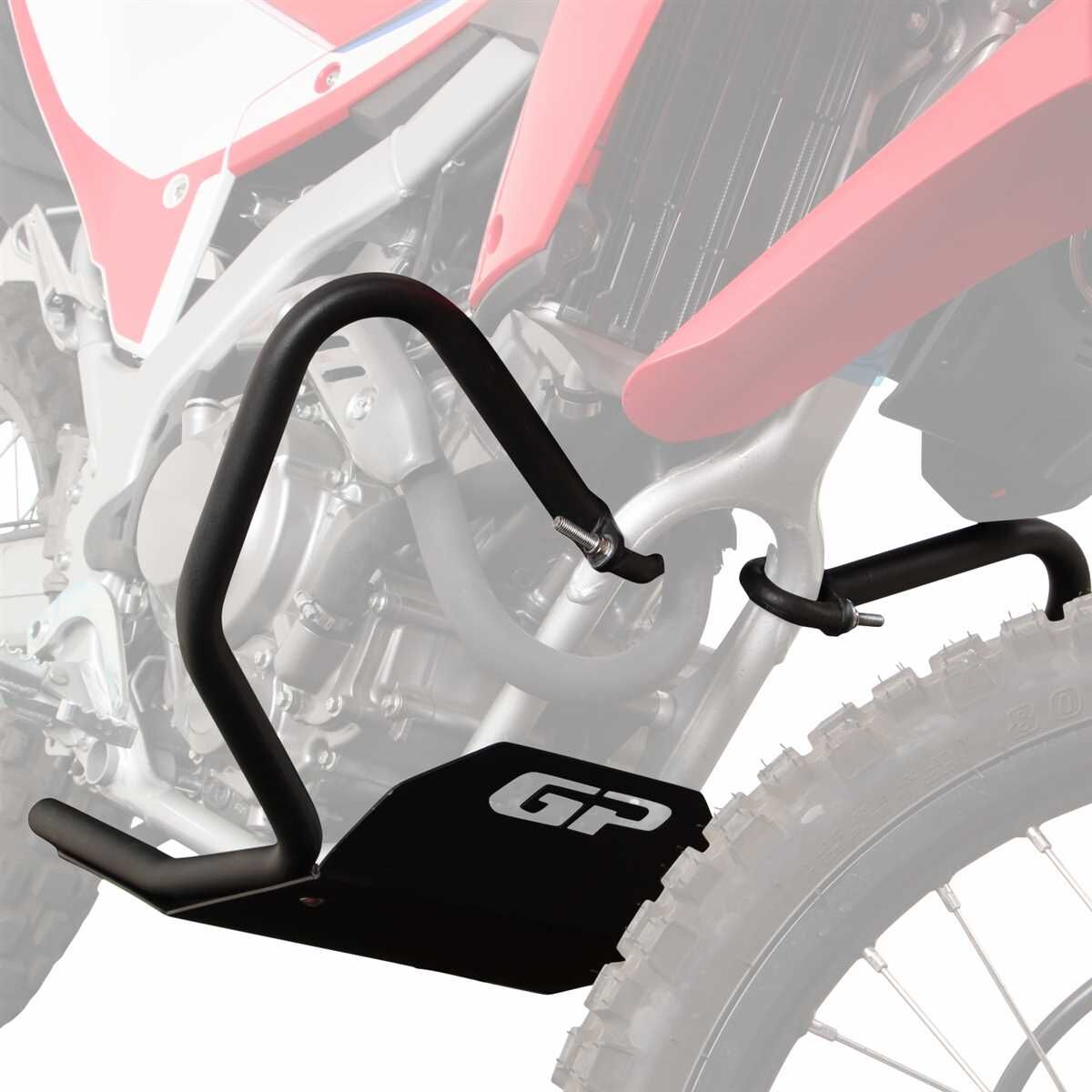 GP Kompozit Honda CRF250L 2013-2024 Uyumlu Karter ve Motor Koruma Demiri Siyah
