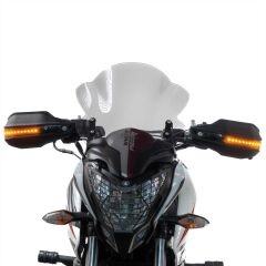 GP Kompozit Yamaha MT-25 2015-2024 Uyumlu Led Sinyalli Elcik Koruma Siyah