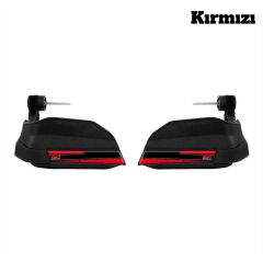 GP Kompozit RKS Reale 125 2022-2025 Uyumlu Plastik Elcik Koruma Siyah