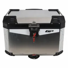 GP Kompozit Universal 57 lt Alüminyum Motosiklet Çantası Gri