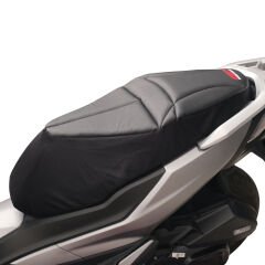 GP Kompozit Voge SR1 2023-2025 Uyumlu Fileli Motosiklet Konfor Sele Kılıfı Siyah