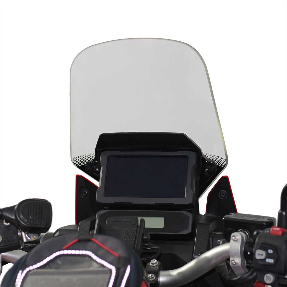 GP Kompozit Honda Africa Twin CRF1100L L1 2020-2023 Uyumlu Baskılı Ön Cam Füme