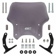 GP Kompozit Honda CB125R / CB250R 2012-2024 Uyumlu Kısa Ön Cam Füme