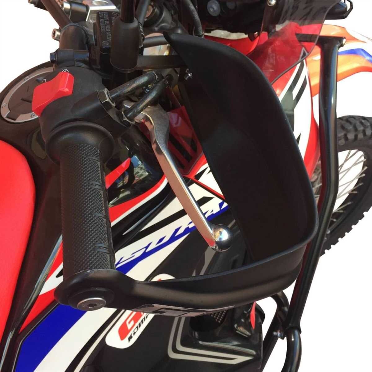 GP Kompozit Honda CRF250L / CRF250 Rally / CRF300 Rally 2013-2020 Uyumlu Elcik Koruma Siyah