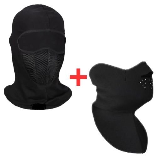 Motosiklet Balaklava + Rüzgar Geçirmez Maske
