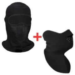 Motosiklet Balaklava + Rüzgar Geçirmez Maske