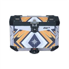 GP Kompozit DSN07 Universal 57 lt Desenli Alüminyum Motosiklet Çantası