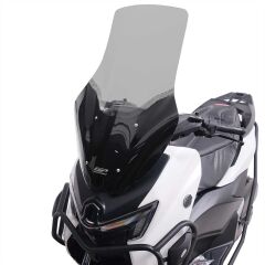 GP Kompozit Yamaha NMAX 125 / 155 2025 Uyumlu Ön Tur Camı Füme