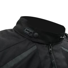 GP Kompozit MNTY001 Yazlık 5 Korumalı Motosiklet Montu Siyah