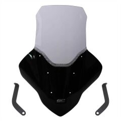 GP Kompozit Yamaha NMAX 125 / 155 2021-2024 Uyumlu Elcikli Tur Camı Füme