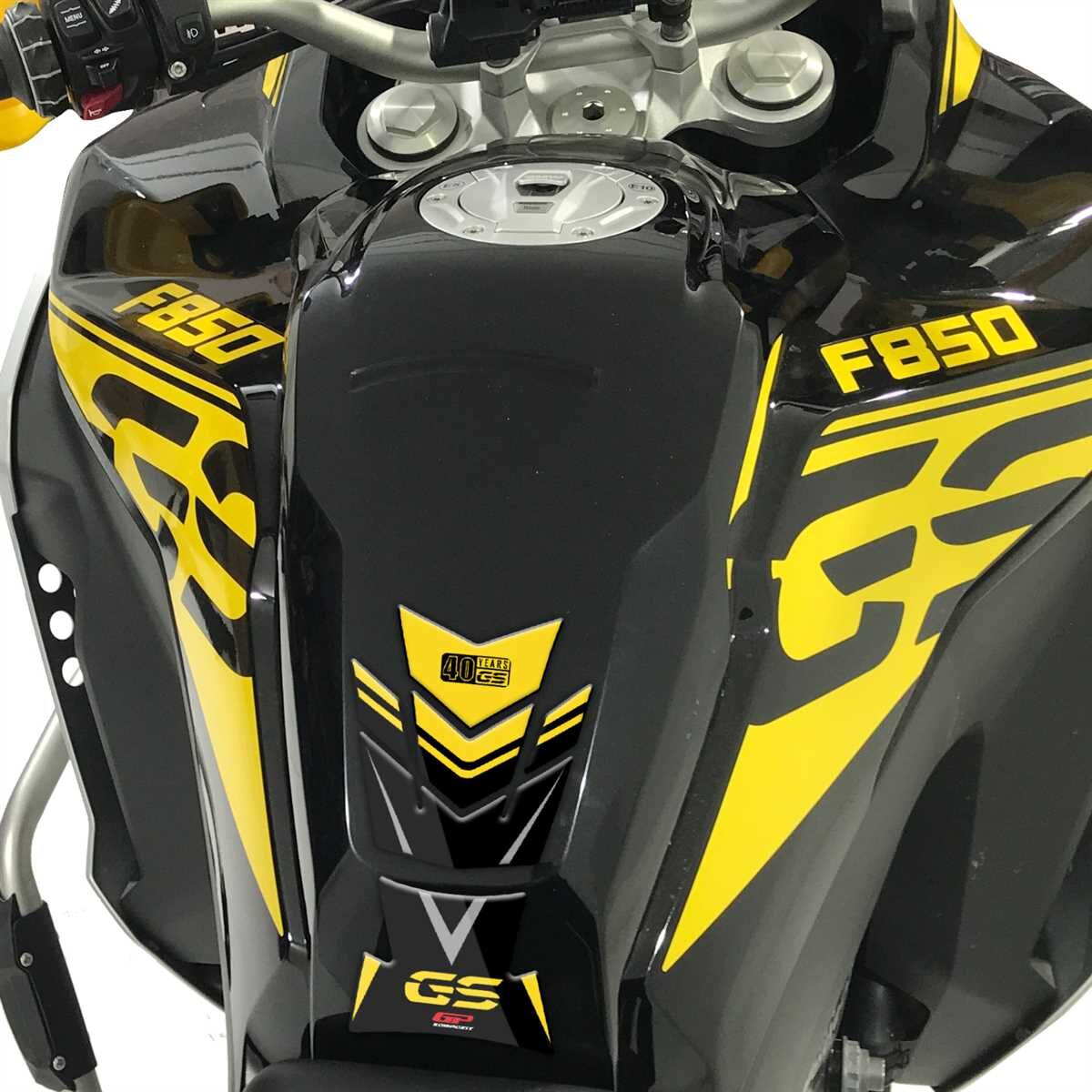 GP Kompozit BMW F 750 /  F 850 GS 2018-2024 Uyumlu Tank Pad 40.Yıl