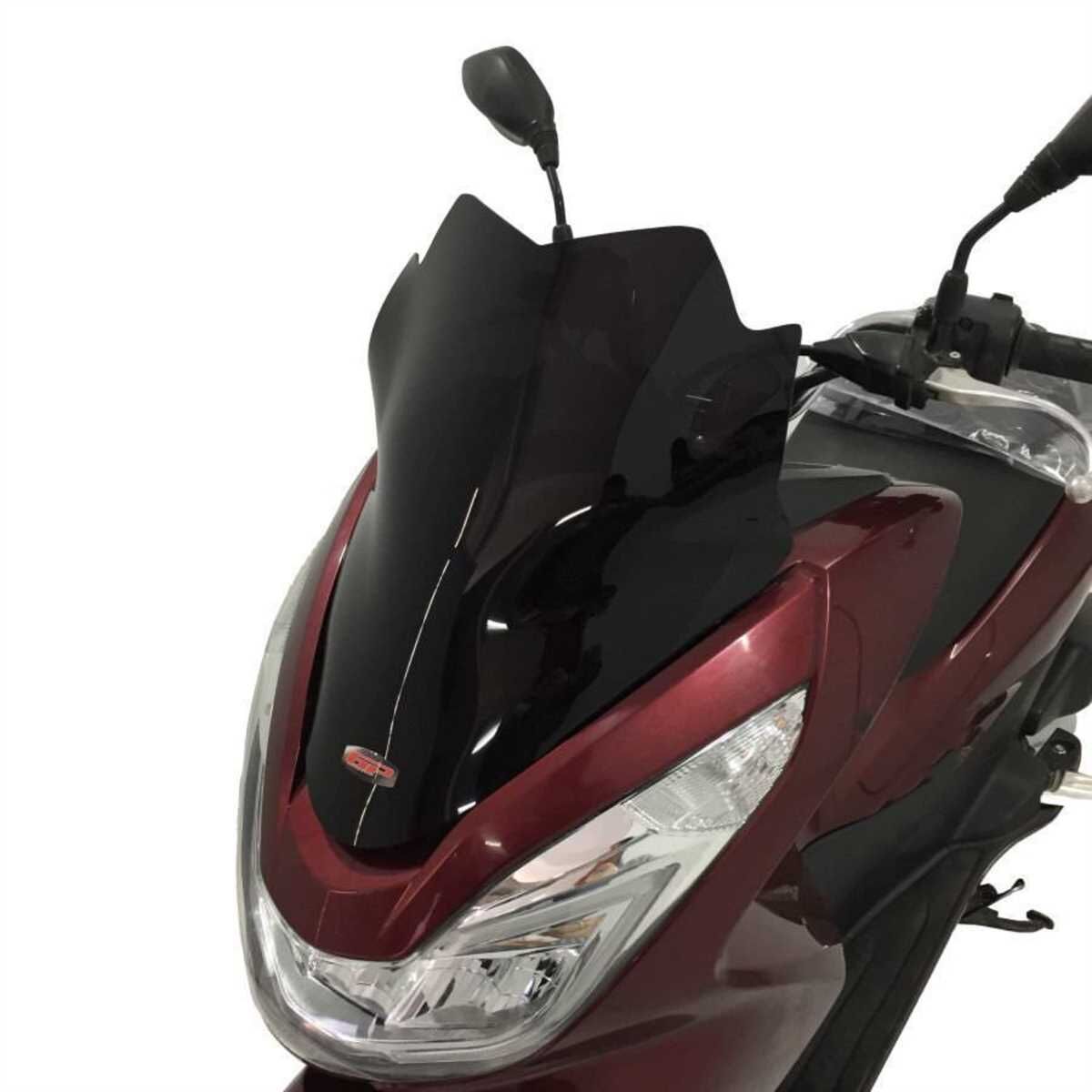 GP Kompozit Honda PCX 125 / 150 2014-2017 Uyumlu Spor Ön Cam Şeffaf