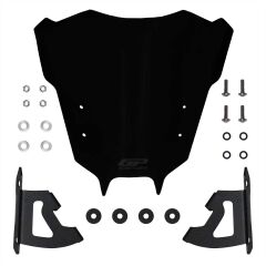 GP Kompozit Yamaha MT-09 2021-2023 Uyumlu Ön Cam Siyah