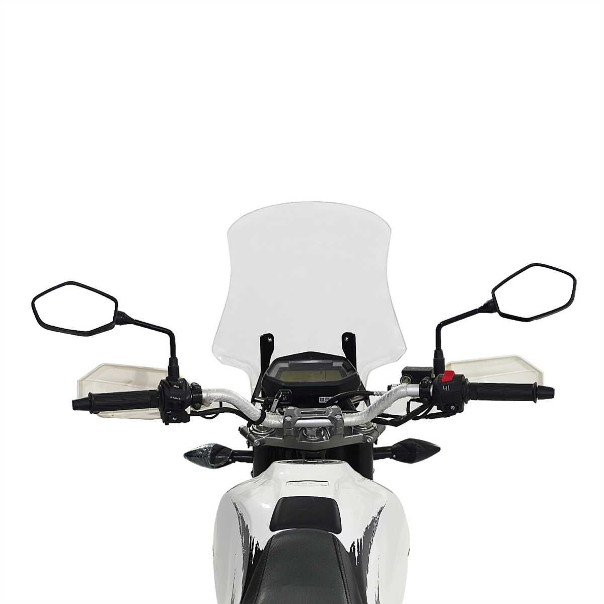 GP Kompozit Hero X-Pulse 200 2020-2024 Uyumlu Tur Camı Şeffaf