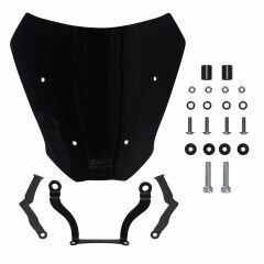 GP Kompozit CF Moto 700 CL-X 2022-2024 Uyumlu Ön Cam Siyah