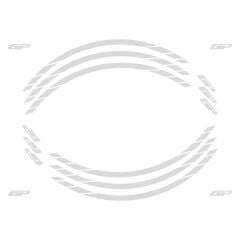 GP Kompozit Universal Tek Jant Şeridi Reflektif Gri