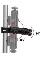 360° Ayarlanabilir Tüm Aksiyon Kameralar İle Uyumlu Bağlantı Aparatı
